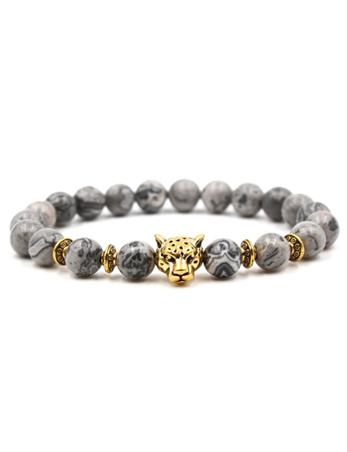 Boeddistische-Natuursteen-tijgerkop-armband-goud