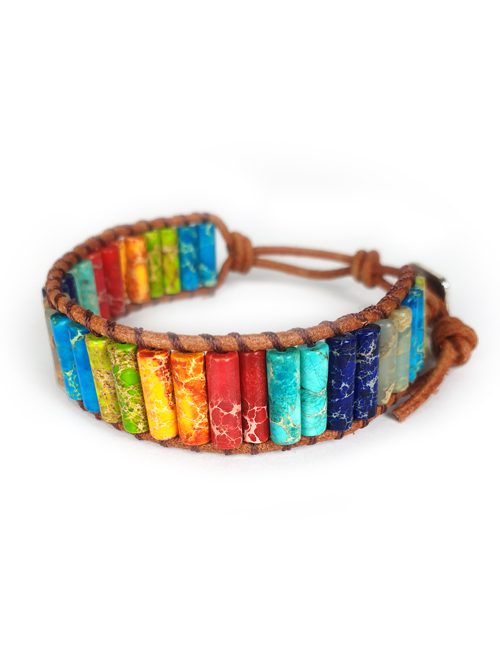 Handgemaakte Chakra Jaspis Armband Natuursteen