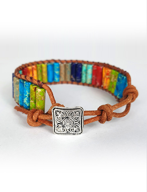 Handgemaakte Chakra Jaspis Armband Natuursteen