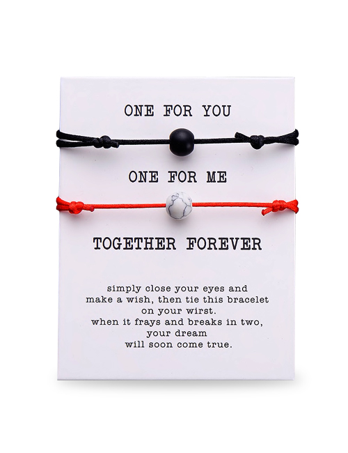 OneForYour-OneForMe-TogetherForever-rood-zwart