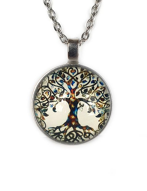 TreeofLife Ketting zilver foto1