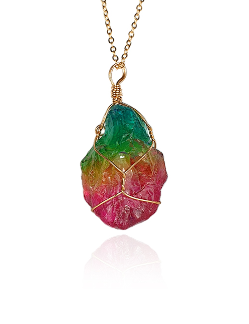 Chakra-PositieveStemming-Natuutsteen-Ketting