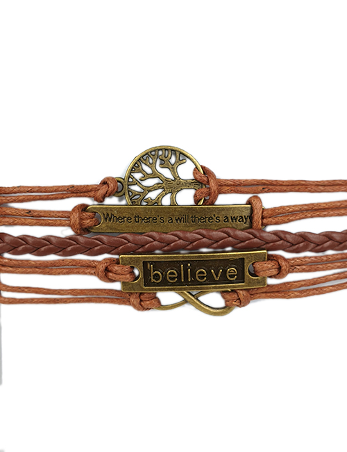 TreeofLife-Infinity-Believe-Geweven-Touw-Armband