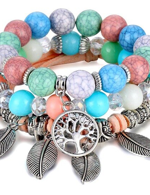 Multicolor Tree of Life Balans armbanden