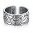 Lotus ring 999 puur Sterling zilver ring